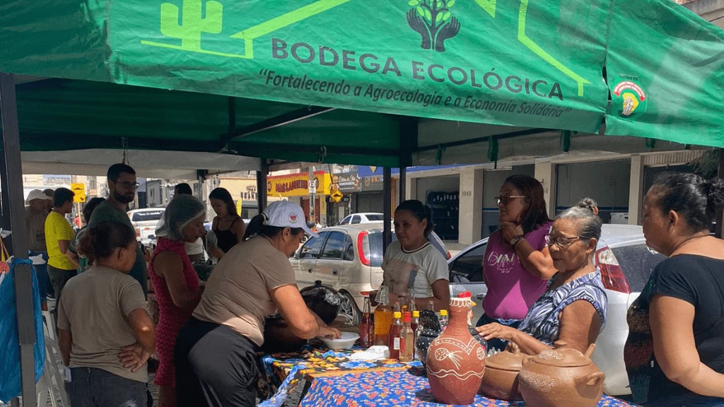 PRIMEIRA EDIÇÃO DE MARÇO DA FEIRA AGROECOLÓGICA DE QUIXADÁ.